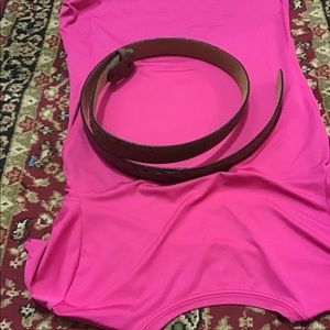 Men's Full Quill Kango Tobacco Ostrich Belt